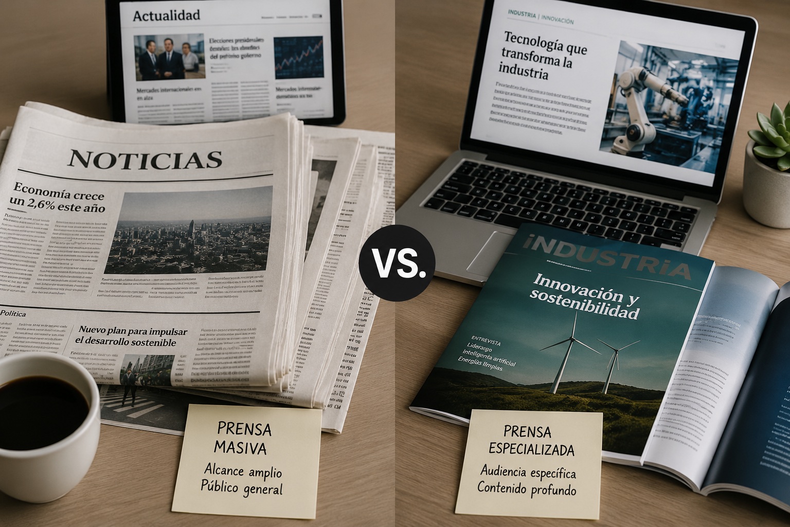 Prensa especializada vs. prensa masiva: ¿cuál conviene para tu empresa?